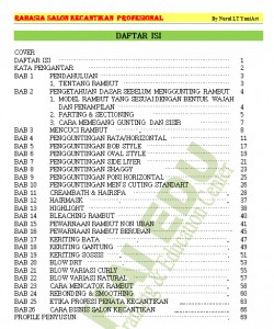 Buku Rahasia Salon Kecantikan Profesional b