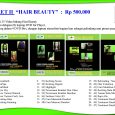 PAKET II “HAIR BEAUTY”  :  Rp 500.000 &nbsp; Berisi 25 Video bidang Hair Beauty Dalam delapan (8) keping DVD for Player, Packing dalam 4 DVD Box, dengan lapisan stereofom bagian [&hellip;]
